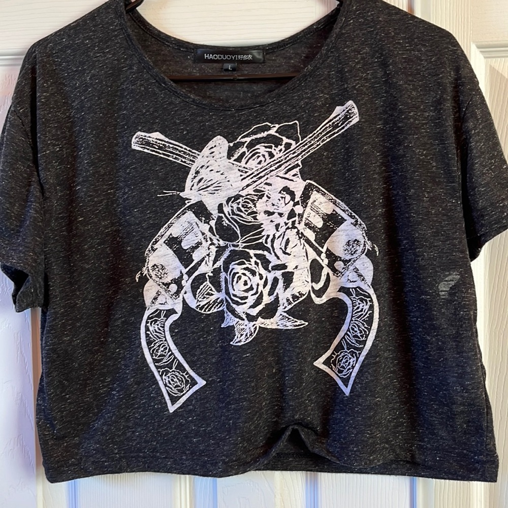 Punk Style Women’s Crop Top